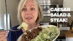 Keto Caesar Salad Dressing & Air Fryer Chuck Steak