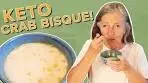 Keto Crab Bisque! Dairy Free Options!