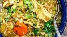 Lemon Chicken Orzo Soup