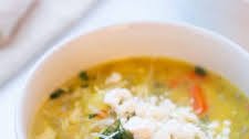 Lemon Chicken Orzo Soup