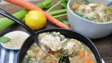 Lemon Chicken & Quinoa Soup