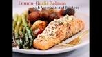 Lemon Garlic Butter Baked Salmon with Asparagus and ...