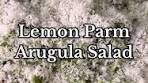 Lemon Parmesan Arugula Salad Recipe