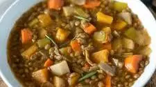 Lentil Soup with Winter Vegetables