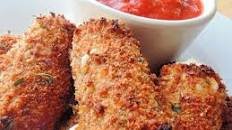 Light and Baked Mozzarella Sticks
