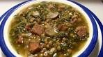 Lintel With Ham, Kale And Mushrooms - Quick And Simple