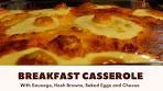 Loaded Breakfast Casserole With Sausage, Hashbrowns ...