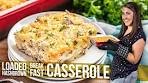 Loaded Hash Brown Breakfast Casserole