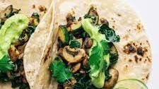 Loaded Veggie Tacos with Avocado Cilantro Sauce