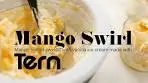 Mango and Vanilla Swirl made on the Tern craft ice cream ...