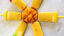 Mango Coconut Milk Popsicles