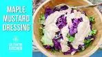 Maple Mustard Salad Dressing 🥗 Oil-Free & Vegan