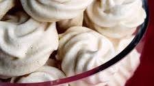 Maple Vanilla Bean Meringue Cookies