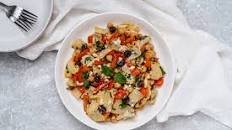 Marinated Chickpea and Artichoke Salad with Feta