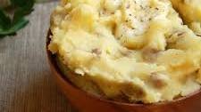 Mashed Potatoes Steeped with Garlic, Onion and Herbs