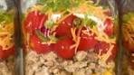 MASON JAR TACO SALAD!Busy back to school season is ...