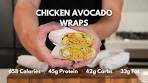 Meal Prep These High Protein Chicken Avocado Wraps To ...