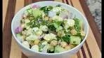Mediterranean Chickpea Salad Recipe with Feta (Garbanzo ...