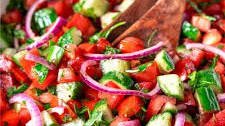 Mediterranean Cucumber Tomato Salad