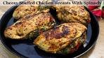 Mediterranean stuffed chicken breasts | Spinach stuffed ...