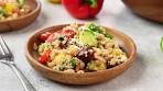 Mediterranean Three Bean Quinoa Salad