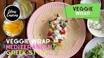 Mediterranean Veggie Wrap Recipe ‣‣ How to Make a ...