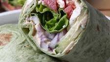 Mediterranean Veggie Wraps with Hummus