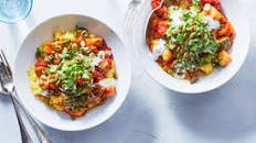Mexican-Style Ratatouille with Soft Polenta