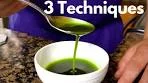 Michelin Techniques for Herb Oils