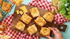Mini Leftover Ham & Cheese Puffs