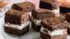 Moose Tracks Brownie Ice Cream Sandwiches