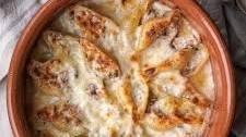 Mushroom and Ham Stuffed Shells