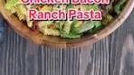 My viral chicken bacon ranch pasta salad is the most ...