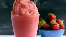 Ninja Creami Strawberry Slushie Sweetened with Pears