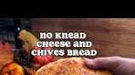 No Knead Cheese and Chive Bread #nokneadbread #bread ...