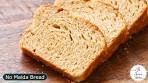 No Maida Bread Recipe | Healthy Honey Wheat Bread Recipe ...