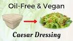 Nut-Free, Oil-Free, Soy-Free & WFPB Creamy Caesar Dressing!