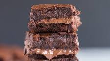 Nutella Stuffed Brownies