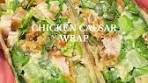 on repeat until further notice | Chicken Caesar Wrap