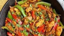One Pan Chicken Fajitas