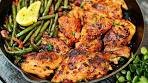 One Pan Lemon Garlic Butter Chicken and Green Beans ...