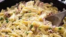 One Pot Ham & Penne Skillet Recipe