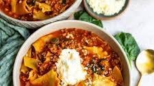 One Pot Lasagna Soup