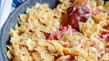 One Skillet Ham & Cheese Pasta