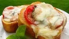 Open-Face Mozzarella Sandwich