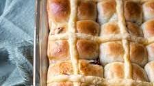 Orange Cranberry Hot Cross Buns