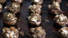 Parmesan-Garlic Stuffed Mushrooms
