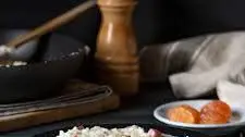 Parmesan risotto recipe with ham