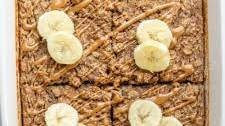 Peanut Butter Banana Baked Oatmeal