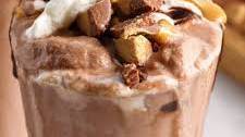 Peanut Butter Frozen Hot Chocolate